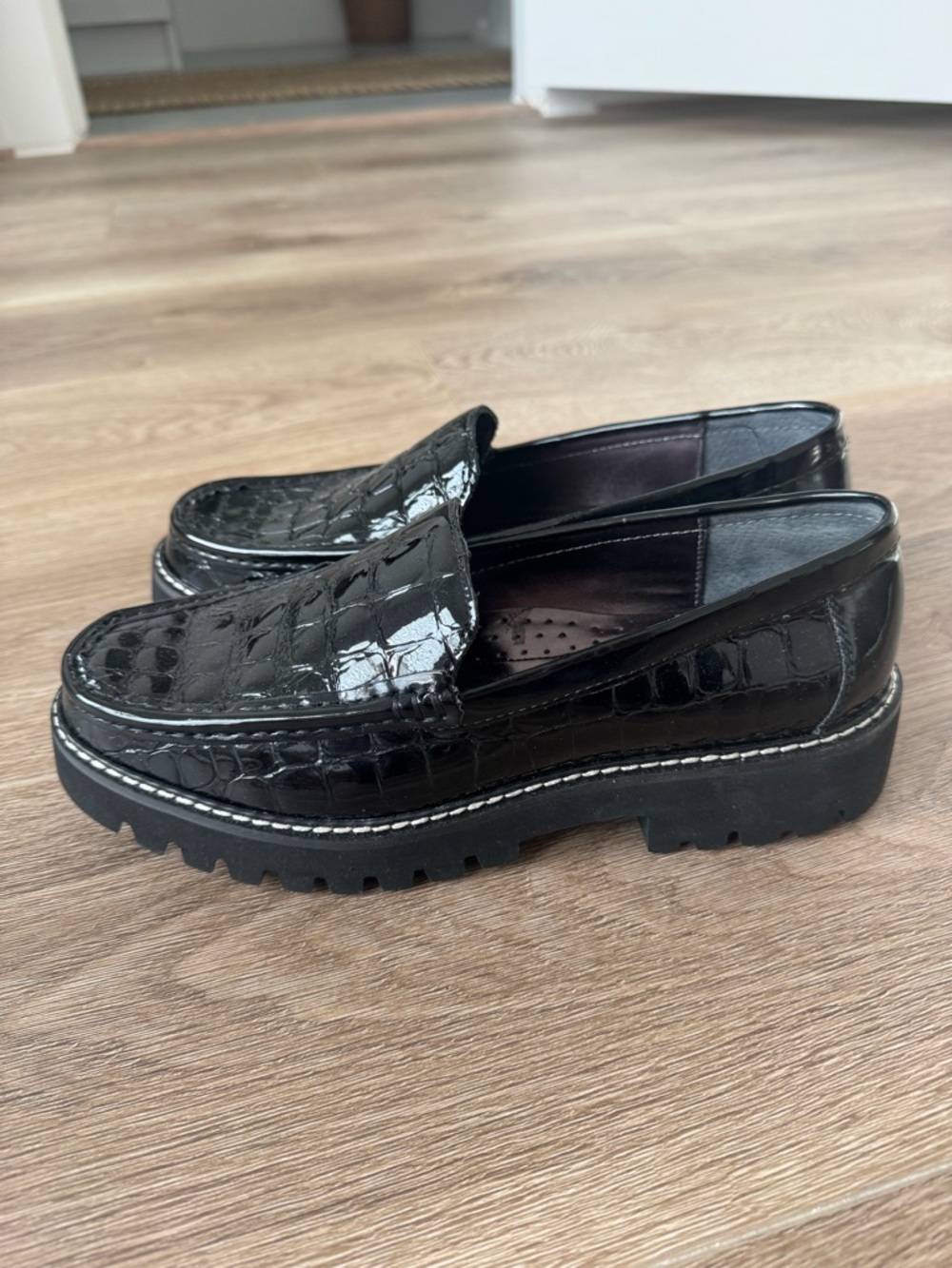 Black Leather loafers